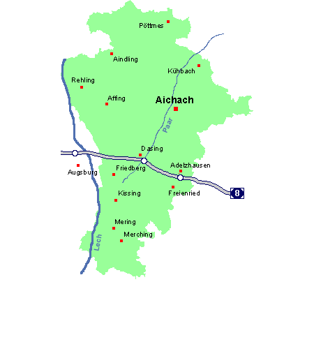 Unterkunft und Unterkünfte für den Landkreis Aichach-Friedberg