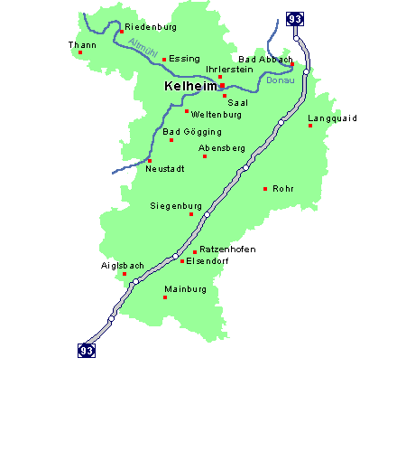 Unterkunft und Unterkünfte für den Landkreis Kelheim