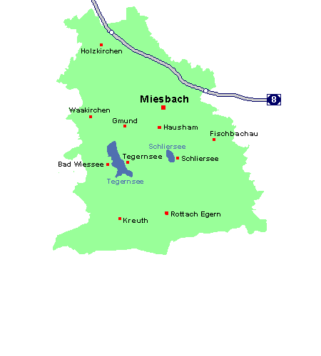 Unterkunft und Unterkünfte für den Landkreis Miesbach