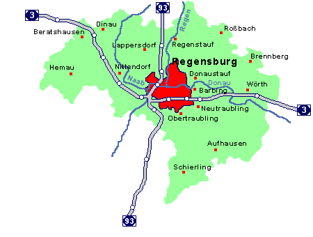 Unterkunft und Unterkünfte für den Landkreis Regensburg
