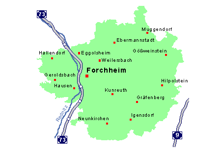 Ferienwohnung und Ferienwohnungen für den Landkreis Forchheim